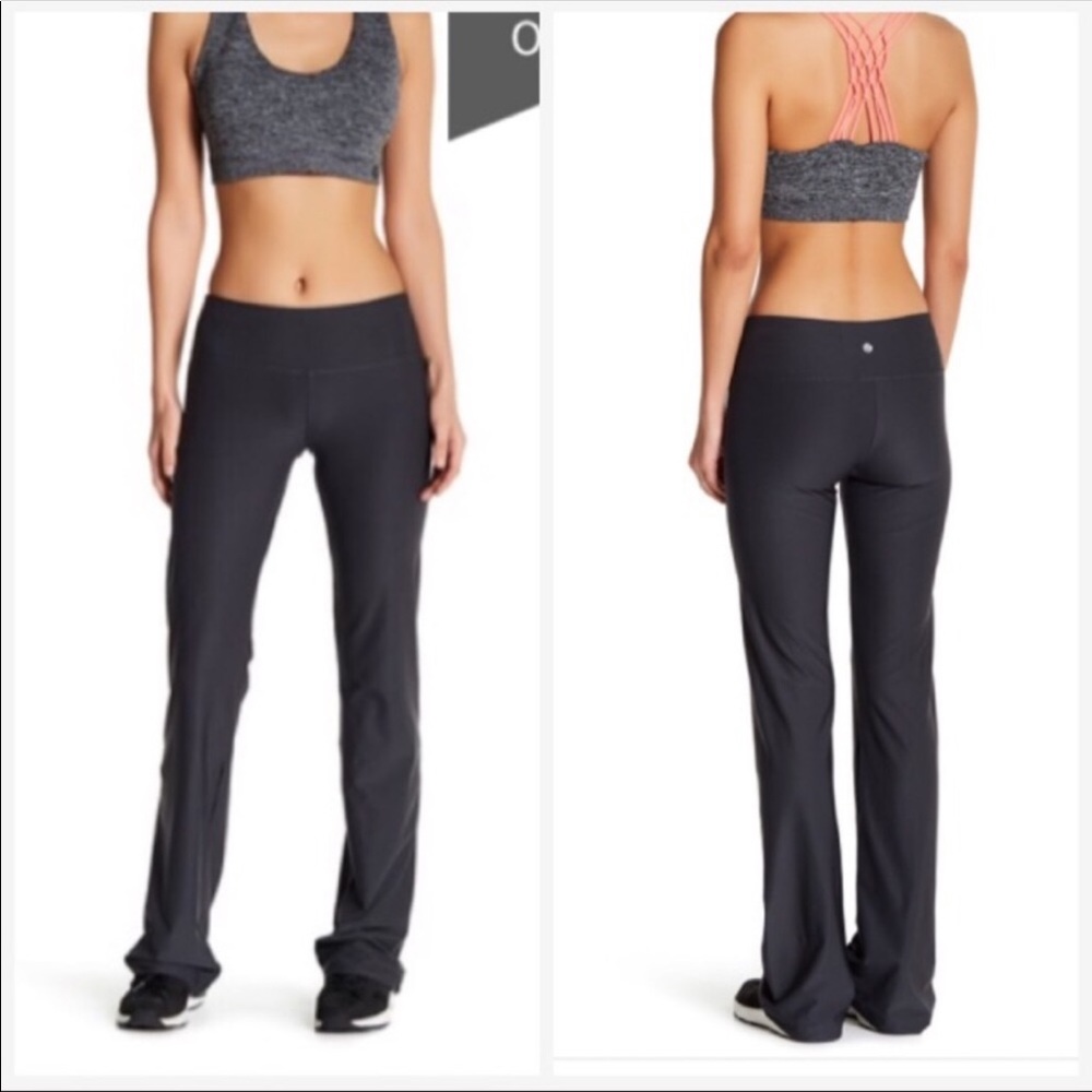 Bootcut Yoga Pants by Bally Size M Gray